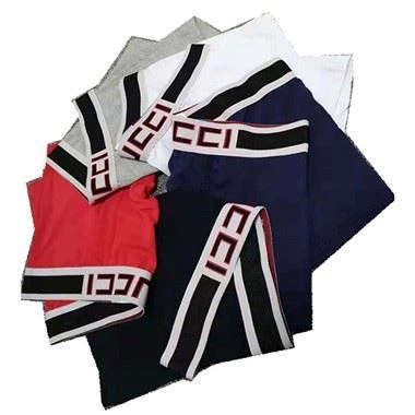 Boxers respirants de sport de sous-vêtements de logo personnalisé